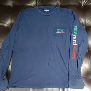 Child's long sleeve vineyard Vines T-shirt size large St Paddy's Day 2017